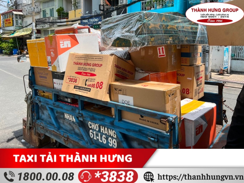 Các loại hàng hóa được vận chuyển của xe tải Quận 3