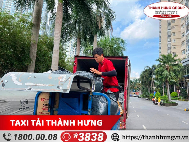 Cho thuê xe tải Quận 4 chở hàng, chuyển nhà, chuyển văn phòng trọn gói