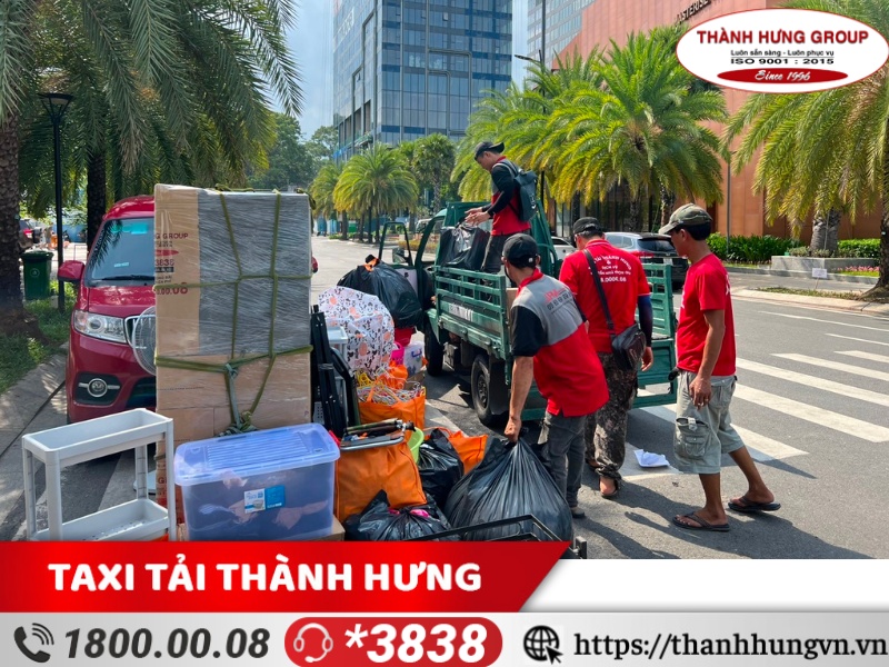 Cho thuê xe tải Quận 4 kèm dịch vụ bốc xếp, khuân vác