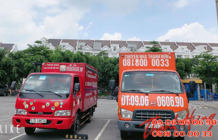 Đội ngũ đầu xe tải Thành Hưng đa trọng tải từ 500kg cho đến 5 tấn, có thể đáp ứng mọi nhu cầu sử dụng để chuyển nhà, của khách hàng.