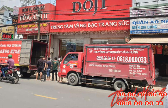 Taxi tải Thành Hưng - Cho thuê xe chở hàng Lâm Đồng Hồ Chí Minh.