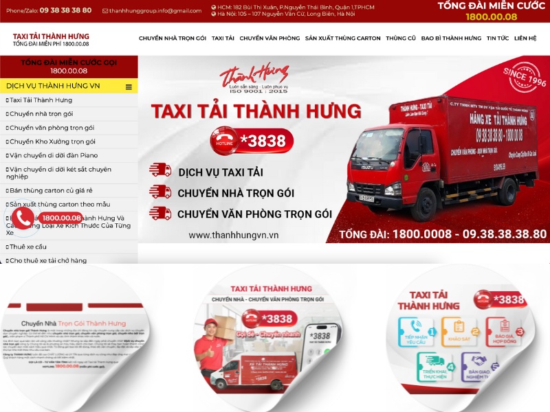 Website thanhhungvn.vn là địa chỉ chính thức của Thành Hưng