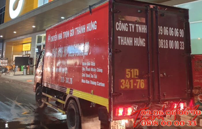 Xe tải đi tỉnh chở hàng, chuyển nhà giá rẻ tại TPHCM - Taxi tải Thành Hưng