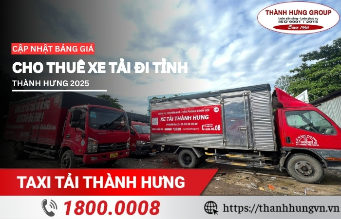 Cho thuê xe tải chở hàng đi tỉnh