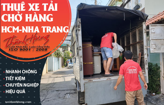 Cho thuê xe tải chở hàng từ HCM đi Nha Trang