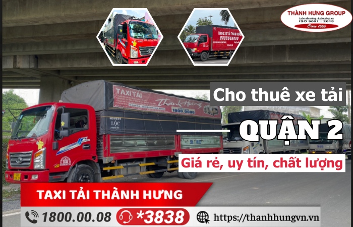 Cho thuê xe tải Quận 2