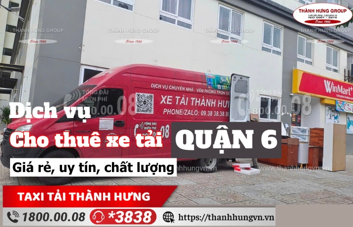 Cho thuê xe tải Quận 6