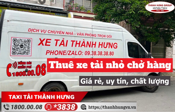 Thuê xe tải nhỏ chuyển nhà TPHCM giá rẻ, uy tín